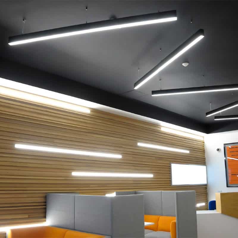 m-line surface and suspended lighting