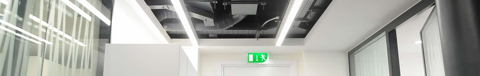 recessed emergency exit lighting