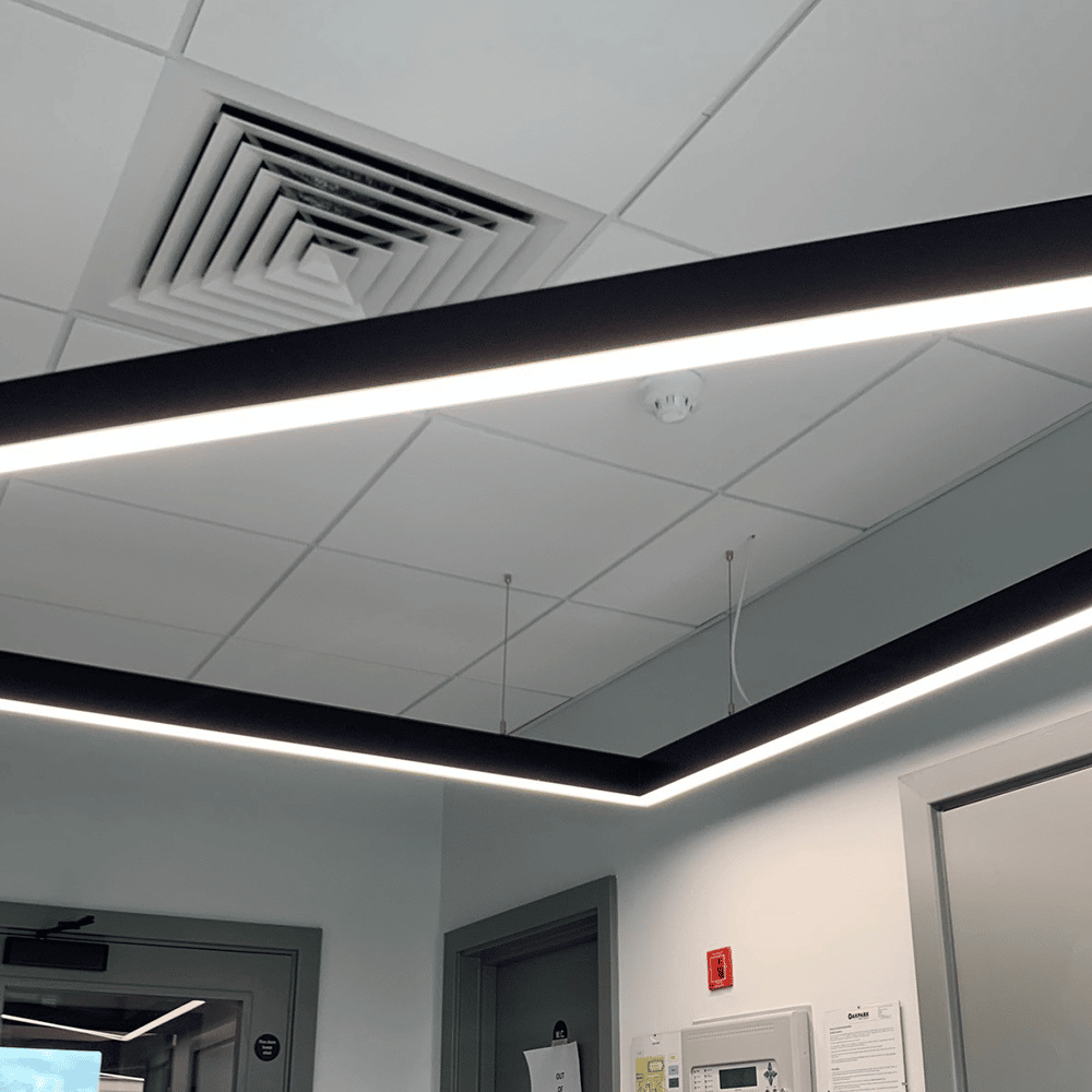 Aluminum Profile LED Pendant Light Fixture for Suspended Recessed Ceiling  Lighting - China LED Light Fixture, Suspended Light Fixture