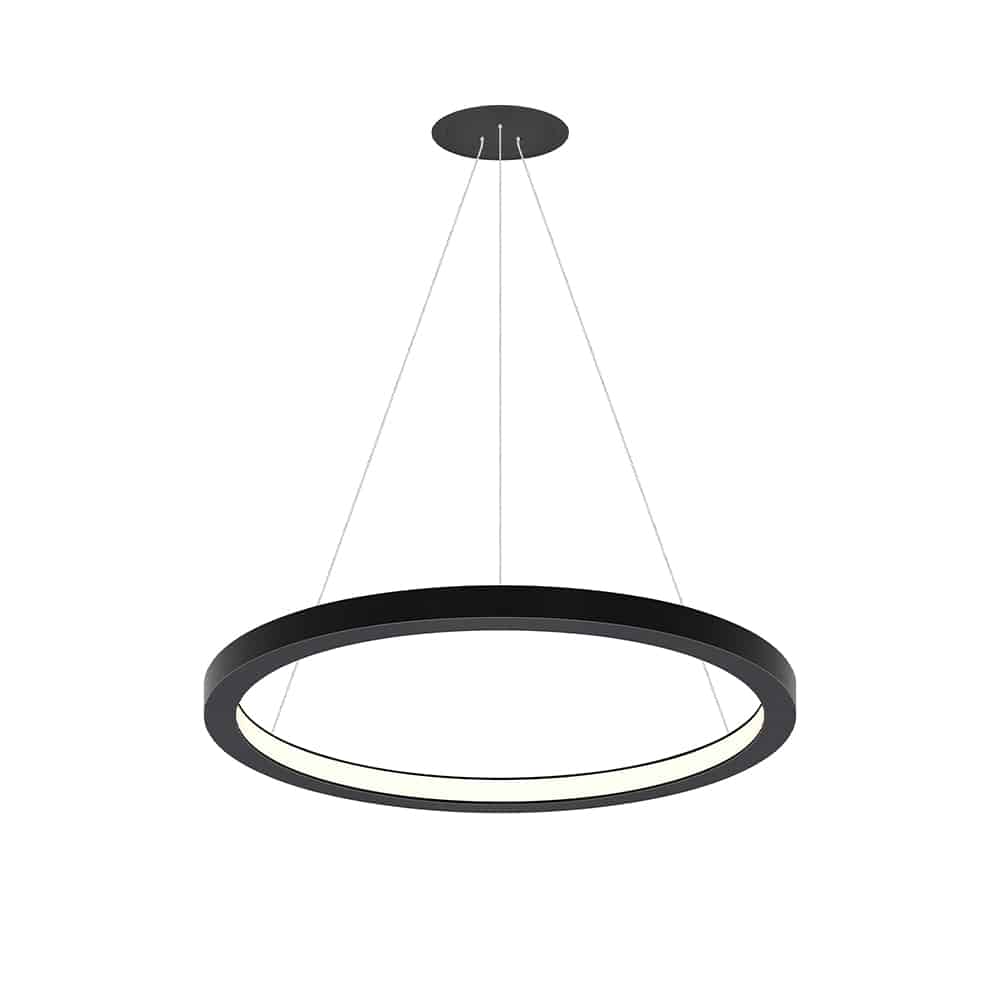 suspended circular lighting