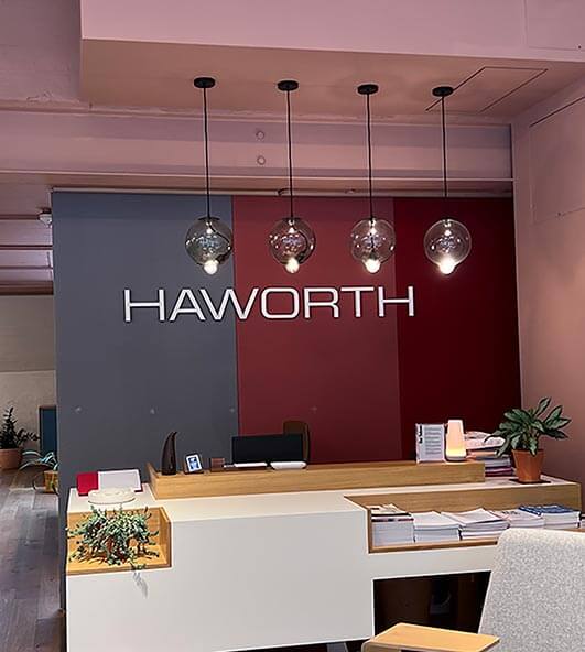 haworth showroom