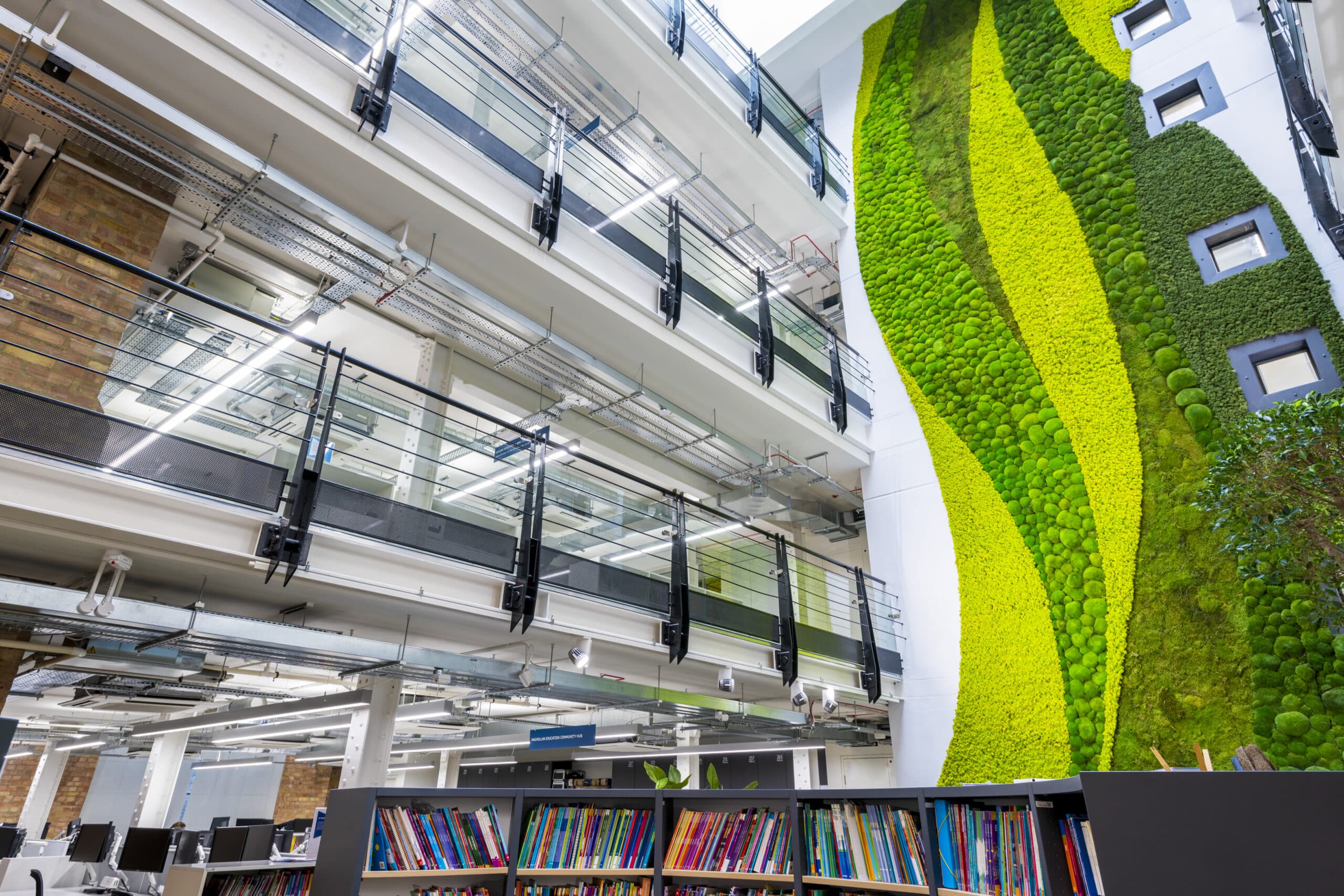 Sustainable lighting featured in the Mount Lighting offices