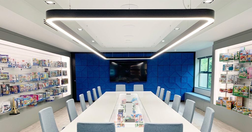 Meeting room lighting design