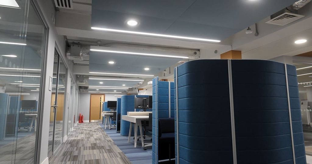 University of Reading Linear Lighting Installation