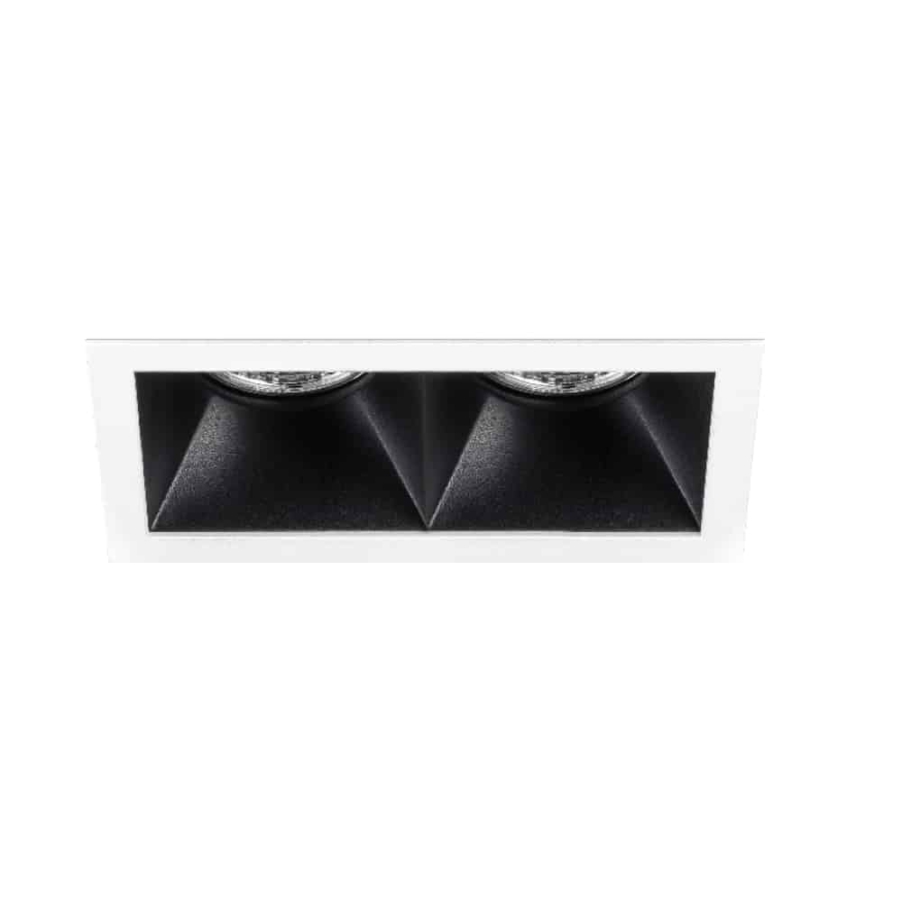 Quantum with 2 lens recessed downlight
