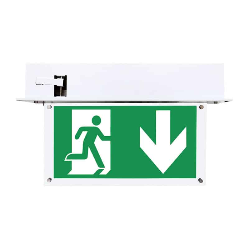 Recessed Razor emergency LED exit sign