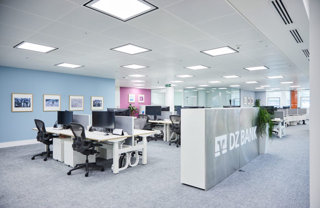 Retrofit lighting for SAS metal ceiling system by Mount Lighting