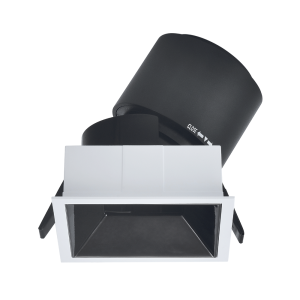 Optro Square 1 lens black baffle